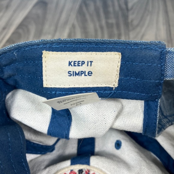 Life Is Good Hat Cap Blue Adjustable Fit Cotton The Great Outdoors Strapback - Picture 6 of 7